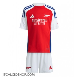 Arsenal Prima Maglia Bambino 2024-25 Manica Corta (+ Pantaloni corti)